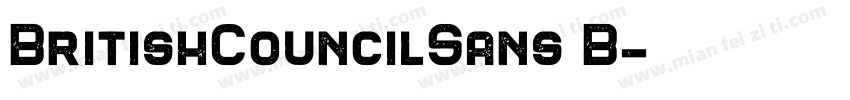 BritishCouncilSans B字体转换